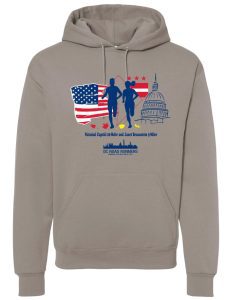 gray long sleeve DCRR 20 Miler sweatshirt